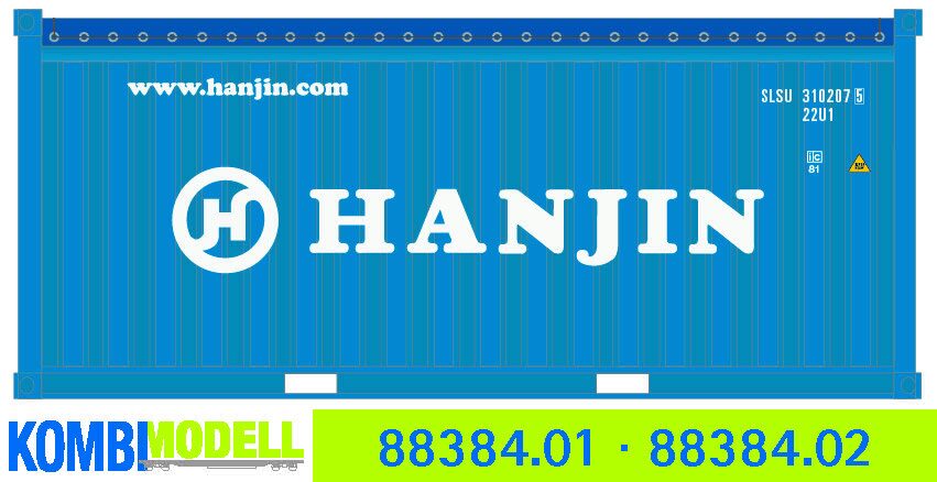 Kombimodell 88384.02 Ct 20' Open-Top (22U1) »Hanjin« ═ SoSe 